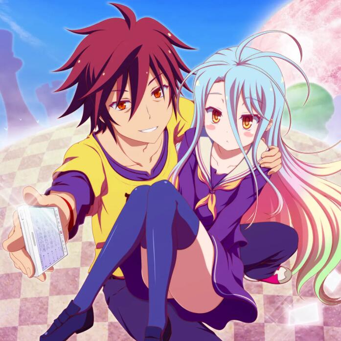 NO GAME NO LIFE 游戏人生,遊戲人生/TV+剧场版+SP小剧场共19集/卡通动漫动画片百度网盘下载（YXRS）